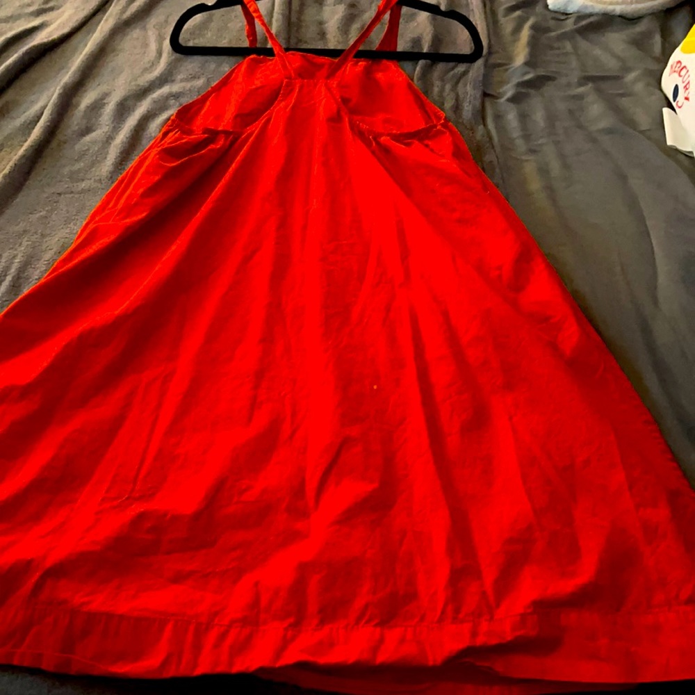 Michael stars red cotton dress